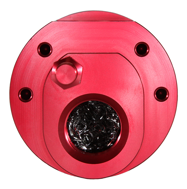 Catch Can, -10AN Dipstick, NO BKT, RED (CC-D6ZR): Catch Cans