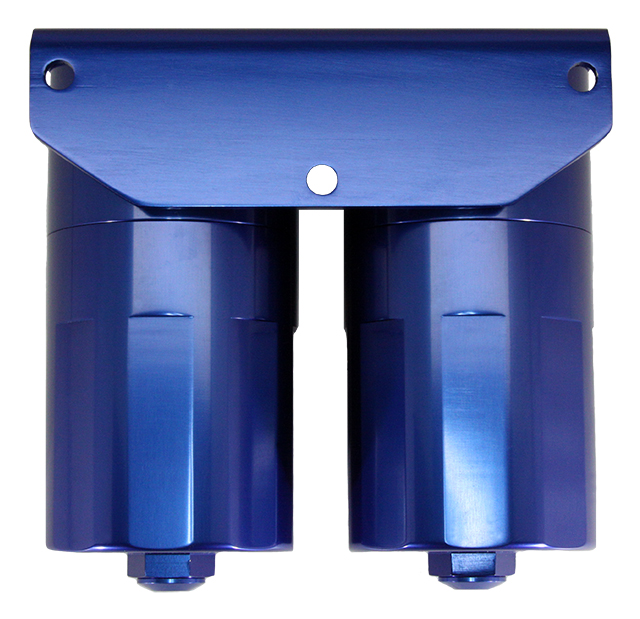 Catch Can Kit, Dual -10AN GV, Bkt, BLUE (CCK-2GV6ZB): Catch Cans