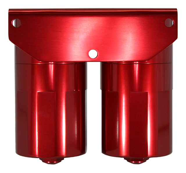 Catch Can Kit, Dual -10AN GV, Bkt, RED (CCK-2GV6ZR): Catch Cans