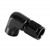 Adapter, 90° -4 AN Female» 1/8" FPT, BLK Image 1