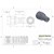 Hose Fitting, Push-Lock -10 AN JIC Female, Black Image 1