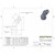 Hose Fitting, Push-Lock 45° -10 AN JIC Female, Black Image 1