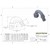 Hose Fitting, Push-Lok 150° -12 AN JIC Female, Black Image 1