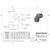 Fitting, PTFE 60° -3 AN JIC Female, Black Image 3