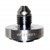 Weld Bung, -3AN Male, Round Stainless Image 2