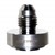 Weld Bung, -4AN Male, Round Stainless Image 1