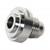 Weld Bung, -6AN Male, Round Stainless Image 2