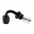 Crimp Hose Fitting, Rubber 120° -4 AN JIC Female, Black Image 2