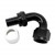 Crimp Hose Fitting, Rubber 120° -12 AN JIC Female, Black Image 1