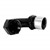 Crimp Hose Fitting, Rubber 150° -20 AN JIC Female, Black Image 2