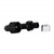 Crimp Hose Fitting, Rubber 180° -16 AN JIC Female, Black Image 1