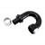 Crimp Hose Fitting, Rubber 180° -20 AN JIC Female, Black Image 1