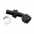 Crimp Hose Fitting, Rubber 30° -12 AN JIC Female, Black Image 1