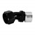 Crimp Hose Fitting, Rubber 30° -20 AN JIC Female, Black Image 2