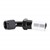 Crimp Hose Fitting, Rubber 45° -6 AN JIC Female, Black Image 1