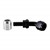 Crimp Hose Fitting, Rubber 45° -8 AN JIC Female, Black Image 1