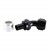 Crimp Hose Fitting, Rubber 45° -12 AN JIC Female, Black Image 1