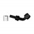 Crimp Hose Fitting, Rubber 60° -8 AN JIC Female, Black Image 1