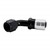 Crimp Hose Fitting, Rubber 60° -10 AN JIC Female, Black Image 2