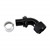 Crimp Hose Fitting, Rubber 60° -20 AN JIC Female, Black Image 1