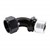 Crimp Hose Fitting, Rubber 60° -20 AN JIC Female, Black Image 2