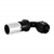 Crimp Hose Fitting, Rubber 90° -6 AN JIC Female, Black Image 1