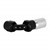 Crimp Hose Fitting, Rubber 90° -6 AN JIC Female, Black Image 2