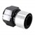 Crimp Hose Fitting, Rubber -20 AN JIC Female, Black Image 2