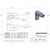 Fitting, 90° PTFE-8»QD 5/16 Fml Swvl BK Image 2