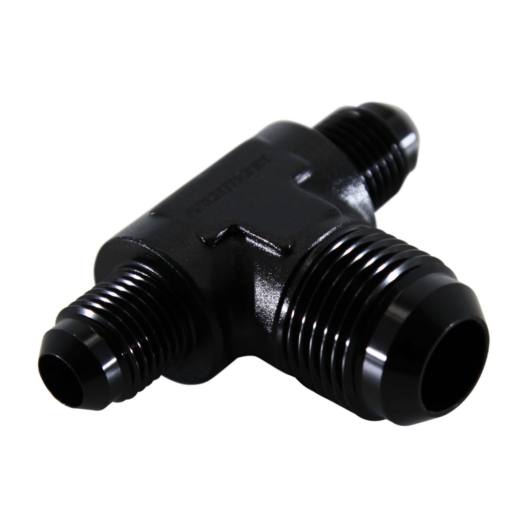 TEE, 2 x -6 AN 1 x -10 AN JIC Male, Black (FIT-TJM0610): T