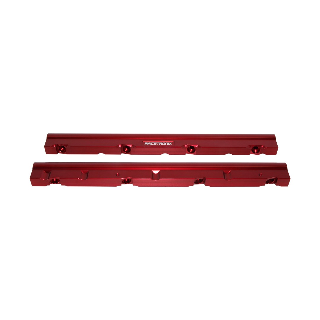 Fuel Rails, High-Flow Aluminum, LS3 - RED (FR-LS3A-2): FUEL RAILS