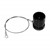 Dry Break Shrouded -10 AN JIC Male, Aluminum Black Image 2