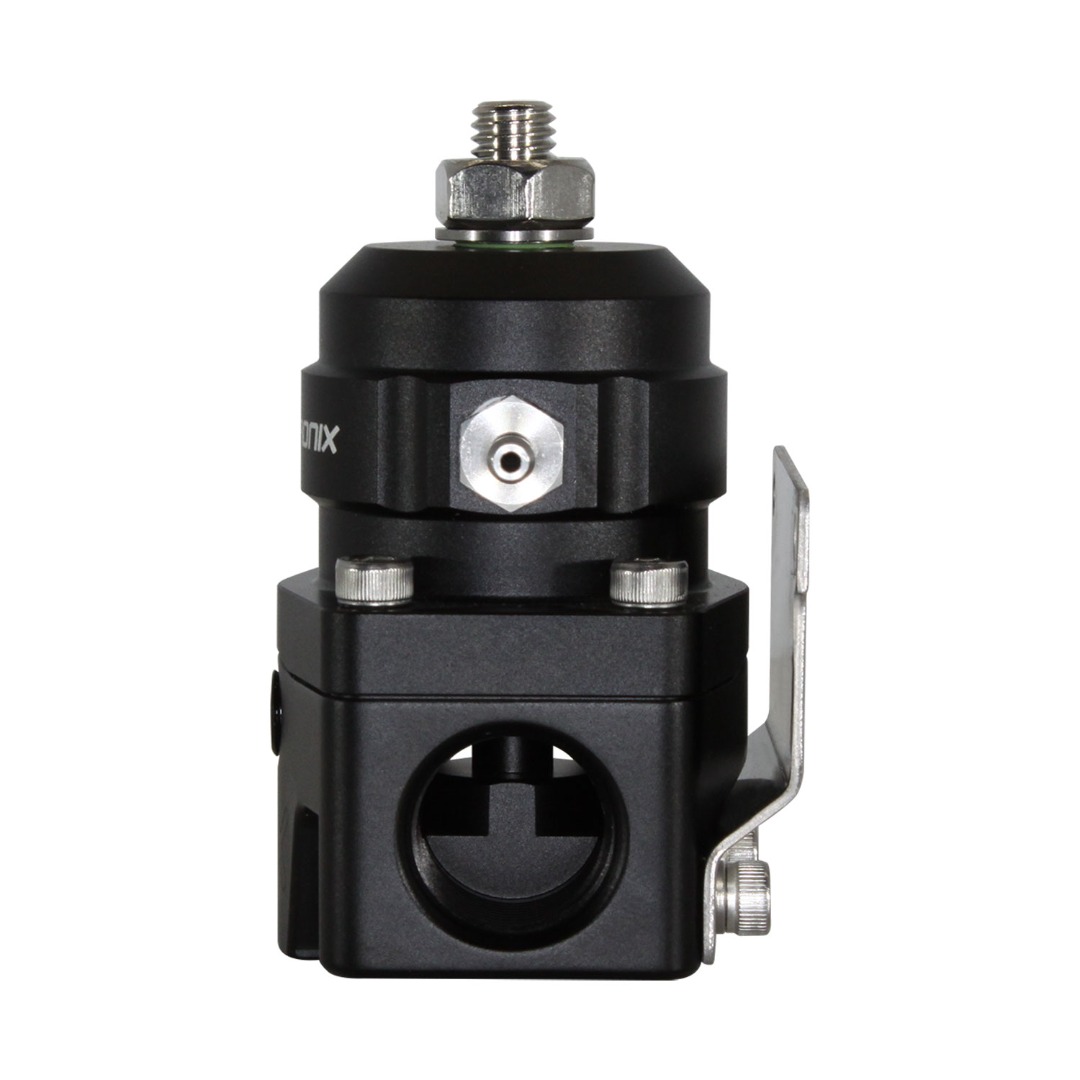 Fuel Pressure Regulator, EFI -10 / -6 AN E85, Matte Black
