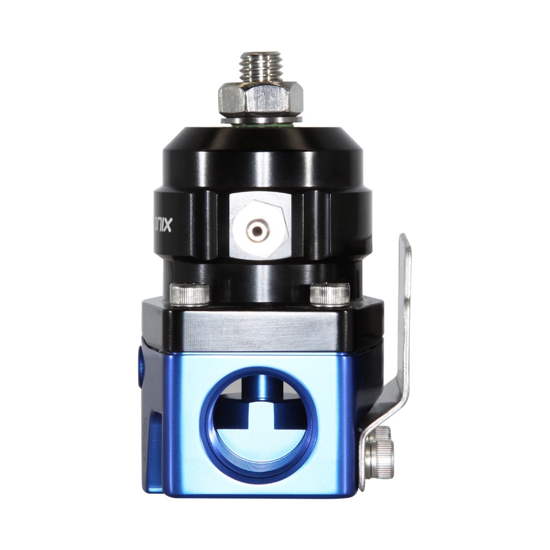 WLR AN8 Adjustable Fuel Pressure Regulator – 0-160psi Gauge, E85 EFI, Blue
