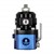 Fuel Pressure Regulator, EFI -6 AN / -6 AN, E85, Black/Blue Image 5
