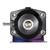 Fuel Pressure Regulator, EFI -8 / -6 AN E85, Black/Rbw* Image 6