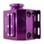 Catch Tank, 1L -6/-8 AN, Site Glass, Aluminum, Purple Image 2